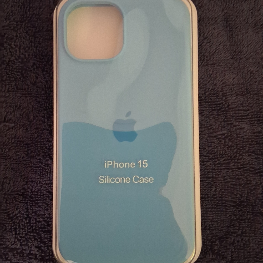 iPhone 15 Silicone Case - Blue